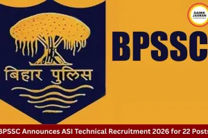 BPSSC Announces ASI Technical Recruitment 2026 for Bihar Police Radio Wireless Wing