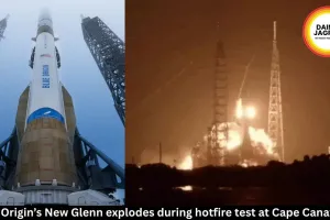 Blue Origin New Glenn explodes during hotfire test at Cape Canaveral
