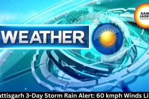 Chhattisgarh 3-Day Storm Rain Alert: 60 kmph Winds Likely 