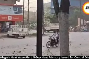 Chhattisgarh Heat Wave Alert: 5-Day Heat Advisory Issued for Central Districts