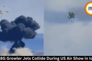 EA-18G Growler Jets Collide During US Air Show in Idaho