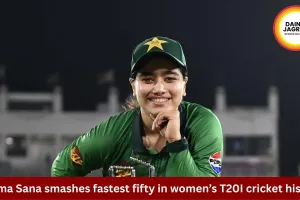 Pakistan’s Fatima Sana Smashes Fastest Fifty in Women’s T20Is