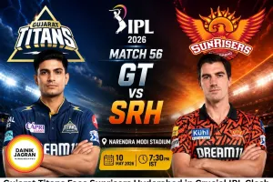GT vs SRH Clash Today in IPL 2026, Top Spot Battle in Ahmedabad