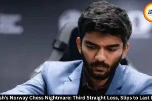 Gukesh loses third straight Norway Chess match, slips to bottom