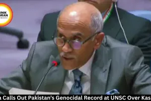 India Calls Out Pakistan’s Genocidal Record at UNSC Over Kashmir