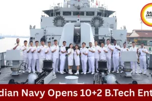 Indian Navy 10+2 B.Tech Entry 2027 Batch Notification Released for 60 Posts