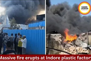 Massive Fire Breaks Out at Plastic Granule Factory in Indore, Area Evacuated