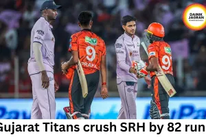 Gujarat Titans reclaim top spot with clinical 82-run win over SRH
