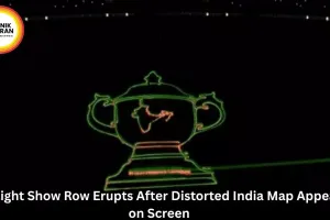 Distorted India Map During IPL Light Show Sparks Outrage