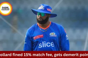 Pollard fined 15% match fee, receives demerit point IPL breach