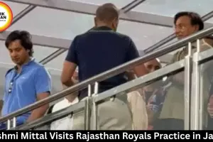 Lakshmi Mittal Visits Rajasthan Royals Practice in Jaipur