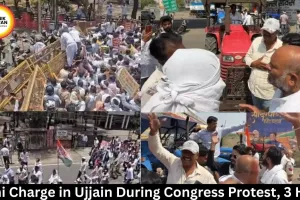 Lathi Charge in Ujjain During Congress Protest, 3 Held