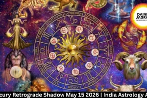 Mercury Retrograde Shadow May 15 2026 | India Astrology Alert