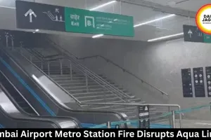 Mumbai Airport Metro Station Fire Disrupts Aqua Line-3