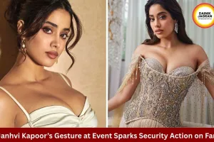 Janhvi Kapoor Signals Bodyguard After Fan Selfie Sparks Chaos Incident