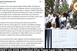 NEET-UG 2026 Cancelled After Paper Leak | CBI Takes Over