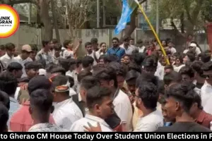 NSUI to Gherao CM House Today Over Student Union Elections in Raipur