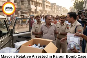 Mayor’s Relative Arrested in Raipur Bomb-Making Material Case