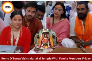 Remo D’Souza, Ankita Lokhande Visit Mahakal Temple in Ujjain