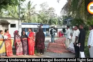 Repolling Underway in West Bengal Booths Amid Tight Security