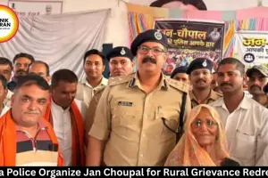 Rewa Police Organize Jan Choupal for Rural Grievance Redressal