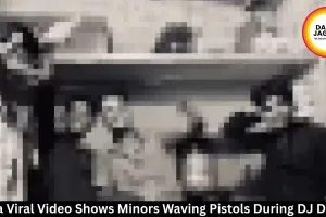 Rewa Viral Video Shows Minors Waving Pistols During DJ Dance