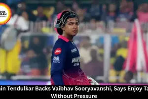 Sachin Tendulkar Backs Vaibhav Sooryavanshi: Enjoy Talent, Avoid Pressure