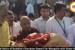 Buddha's Relics Sent to Mongolia from Sanchi with State Honours