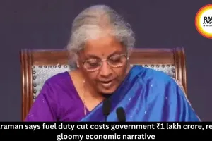 Excise duty cut costs govt ₹1 lakh crore — Sitharaman