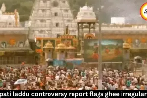 Tirupati laddu controversy report flags ghee irregularities