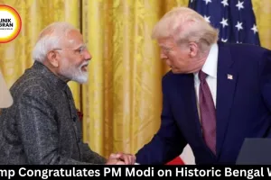 Trump Congratulates PM Modi on Historic Bengal Win