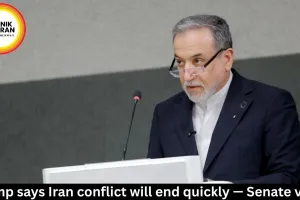 Trump says Iran conflict will end quickly — Senate vote