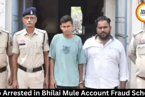 Two Arrested in Bhilai Mule Account Fraud Scheme