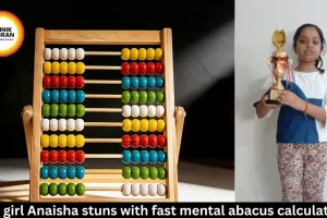 UKG girl Anaisha stuns with fast mental abacus calculations