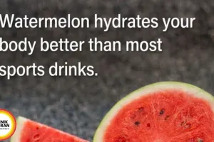 Watermelon Daily Intake Hydrates Better Than Plain Water