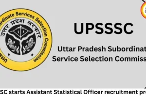 UPSSSC Opens Assistant Statistical Officer Recruitment 2026