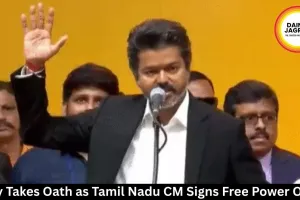 Vijay Takes Oath as Tamil Nadu CM Signs Free Power Order