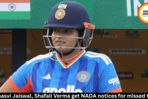 Yashasvi Jaiswal, Shafali Verma get NADA notices for missed tests  