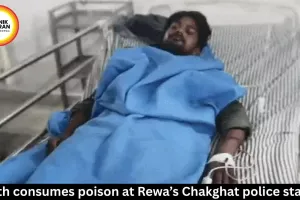 Youth consumes poison at Rewa’s Chakghat police station