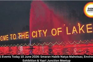 Bhopal Events Today 10 June 2026: Smaran Habib Natya Mahotsav, Environment Exhibition & Yaari Junction Meetup
