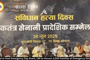 Bhopal Emergency Day: CM to Honour 2,000 Detainee Families