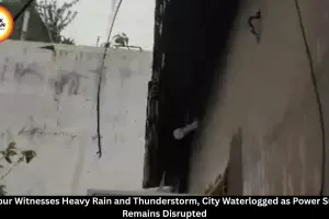 Bilaspur Hit by Heavy Rain and Thunderstorm, Waterlogging and Power Outages Disrupt Normal Life