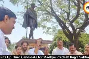 Mahesh Kewat Files Nomination for Third MP Rajya Sabha Seat 