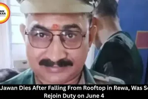 BSF Jawan Dies After Falling From Roof in Rewa