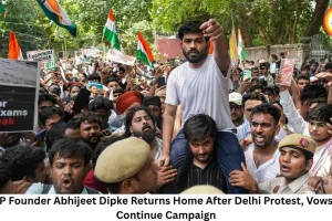 CJP Founder Abhijeet Dipke Returns Home After Delhi Protest, Vows to Continue Campaign