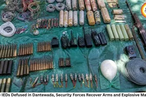 Three IEDs Defused in Dantewada, Security Forces Recover Arms and Explosive Material