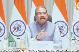 Dharmendra Pradhan Targets CJP Over NEET Row, Accuses Opposition of Creating Panic Among Students