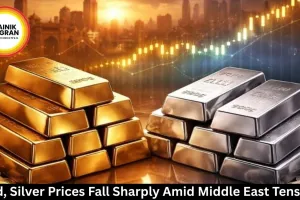 Gold, Silver Prices Fall Sharply on June 10 Amid Middle East Tensions