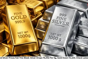 Gold and Silver Prices Fall This Week: Silver Drops ₹6,442 Per Kg, Gold Down ₹2,225; Check Latest Rates