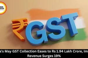 India GST Collection May 2026: Rs 1.94 Lakh Crore, Up 3.2% YoY